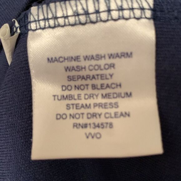 Vineyard Vines Cotton Seersucker Shep Shirt 1/4 Zip Navy Pullover Size XS - Picture 10 of 10